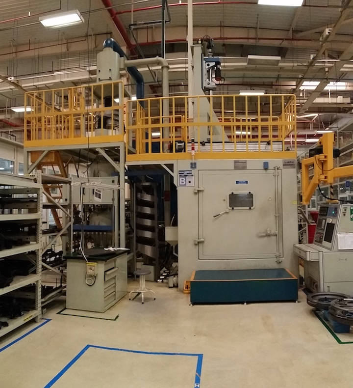 航空發(fā)動機導流罩噴丸機 航空發(fā)動機導流罩噴丸機